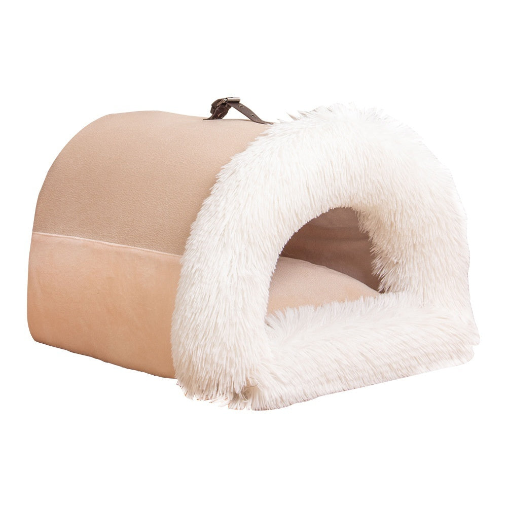Warm Pet Nest Bed – Portable Dog & Cat House