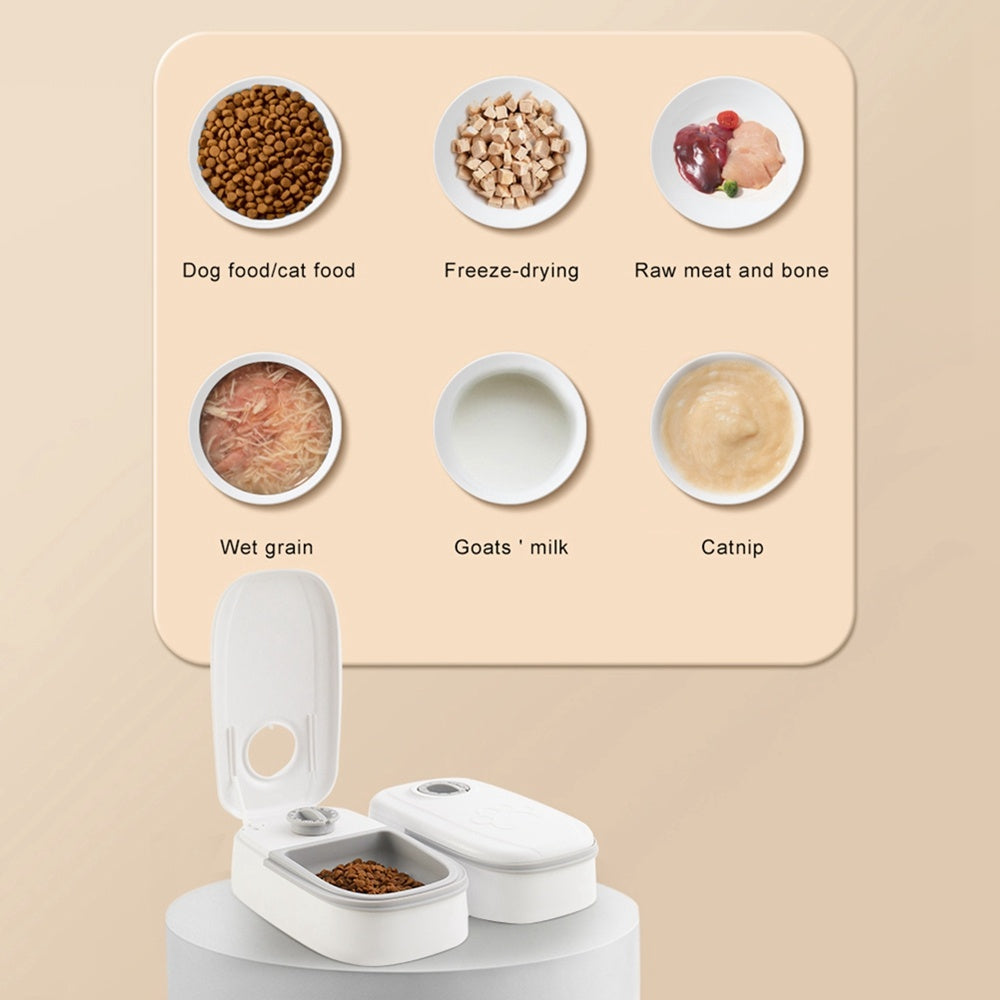 Automatic Pet Feeder – Smart Food Dispenser with Timer & Stainless Bowl