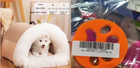 Warm Pet Nest Bed – Portable Dog & Cat House