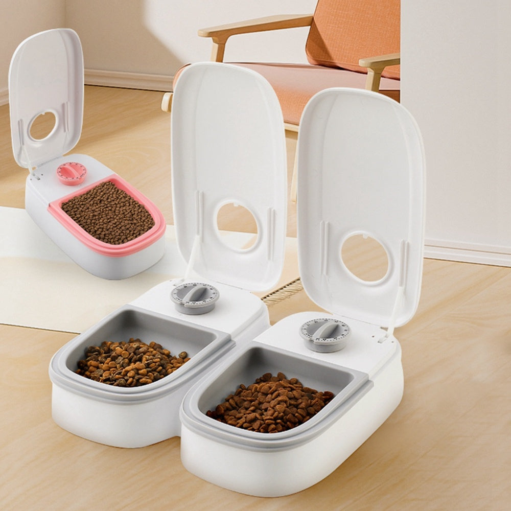 Automatic Pet Feeder – Smart Food Dispenser with Timer & Stainless Bowl
