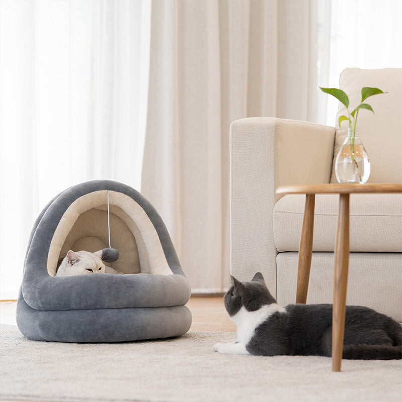Cat Bed House Sofa – Cozy Kitten Pet Mat