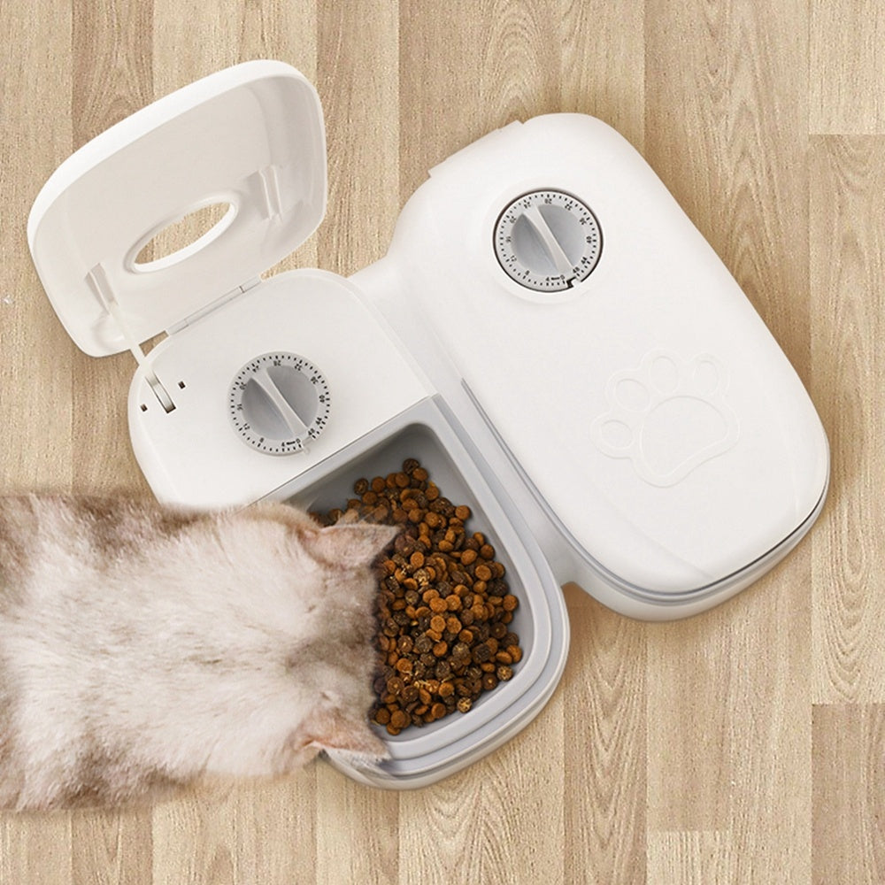 Automatic Pet Feeder – Smart Food Dispenser with Timer & Stainless Bowl