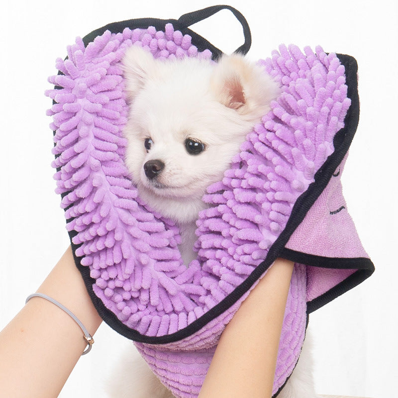 Super Absorbent Pet Towel – Quick-Dry Dog & Cat Bathrobe