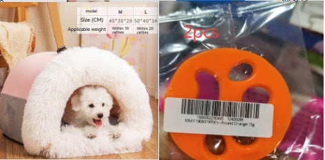 Warm Pet Nest Bed – Portable Dog & Cat House