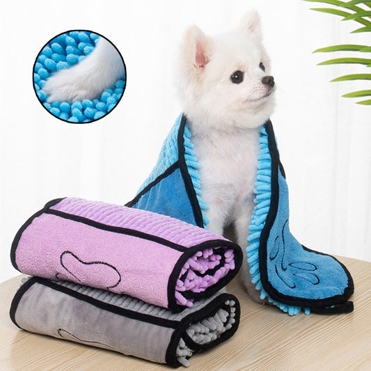 Super Absorbent Pet Towel – Quick-Dry Dog & Cat Bathrobe