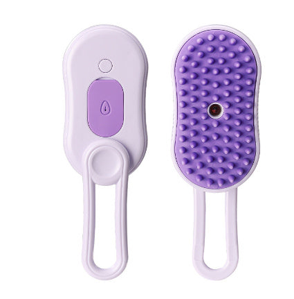 3-in-1 Steam Pet Brush – Electric Cat & Dog Grooming Comb