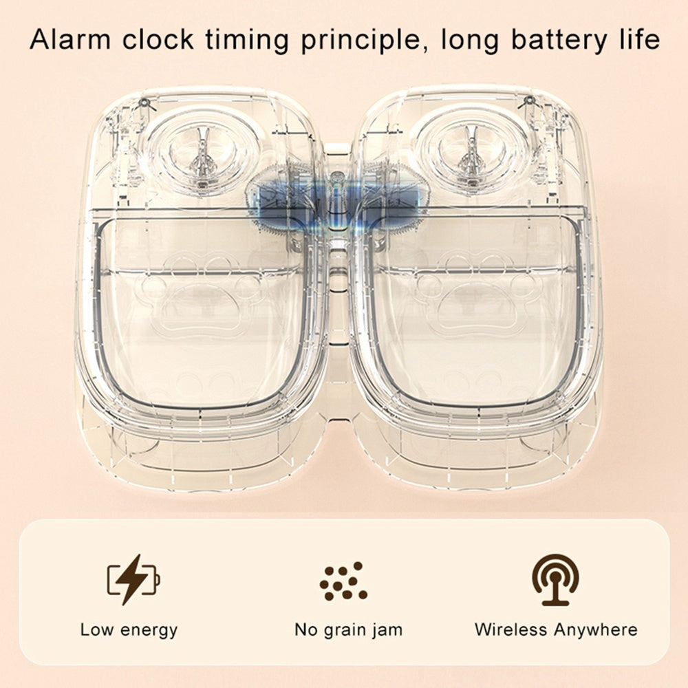 Automatic Pet Feeder – Smart Food Dispenser with Timer & Stainless Bowl